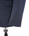 Z ZEGNA -Blue Tonal Micro Check Drop 8 Wool Suit - 42R