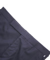 RALPH LAUREN PURPLE LABEL - *SIDE TABS* Flat Front Blue Dress Pants - 32W