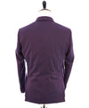 PAUL SMITH - Burgundy Micro Houndstooth "SOHO Fit" WOOL/SILK Suit - 40R