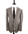 $1,295 HUGO BOSS - Gray Textured HORN BUTTON Notch Lapel Suit - 48L