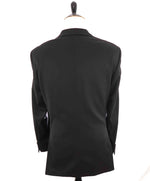 $1,295 HUGO BOSS - *SUPER 100* Black HORN BUTTON Notch Lapel Suit - 42L