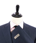 CANALI - Powder Blue Textured Birdsye Suit - 46L