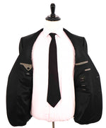 $1,395 HUGO BOSS - "TRABALDO TOGNA" Italy Stretch Fabric Black Suit - 42R