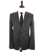 $1,295 HUGO BOSS - "SUPERGRAPHITE" Super 130's Gray Notch Lapel Suit - 42L