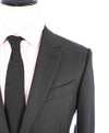 $3,990 ERMENEGILDO ZEGNA - "15 MILMIL 15" Black Textured Premium Suit - 42R