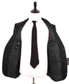 $3,990 ERMENEGILDO ZEGNA - "15 MILMIL 15" Black Textured Premium Suit - 42R