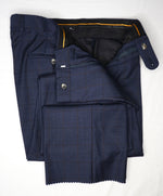 HICKEY FREEMAN - LORO PIANA Tasmanian Super 150's Burgundy/Blue - 40s