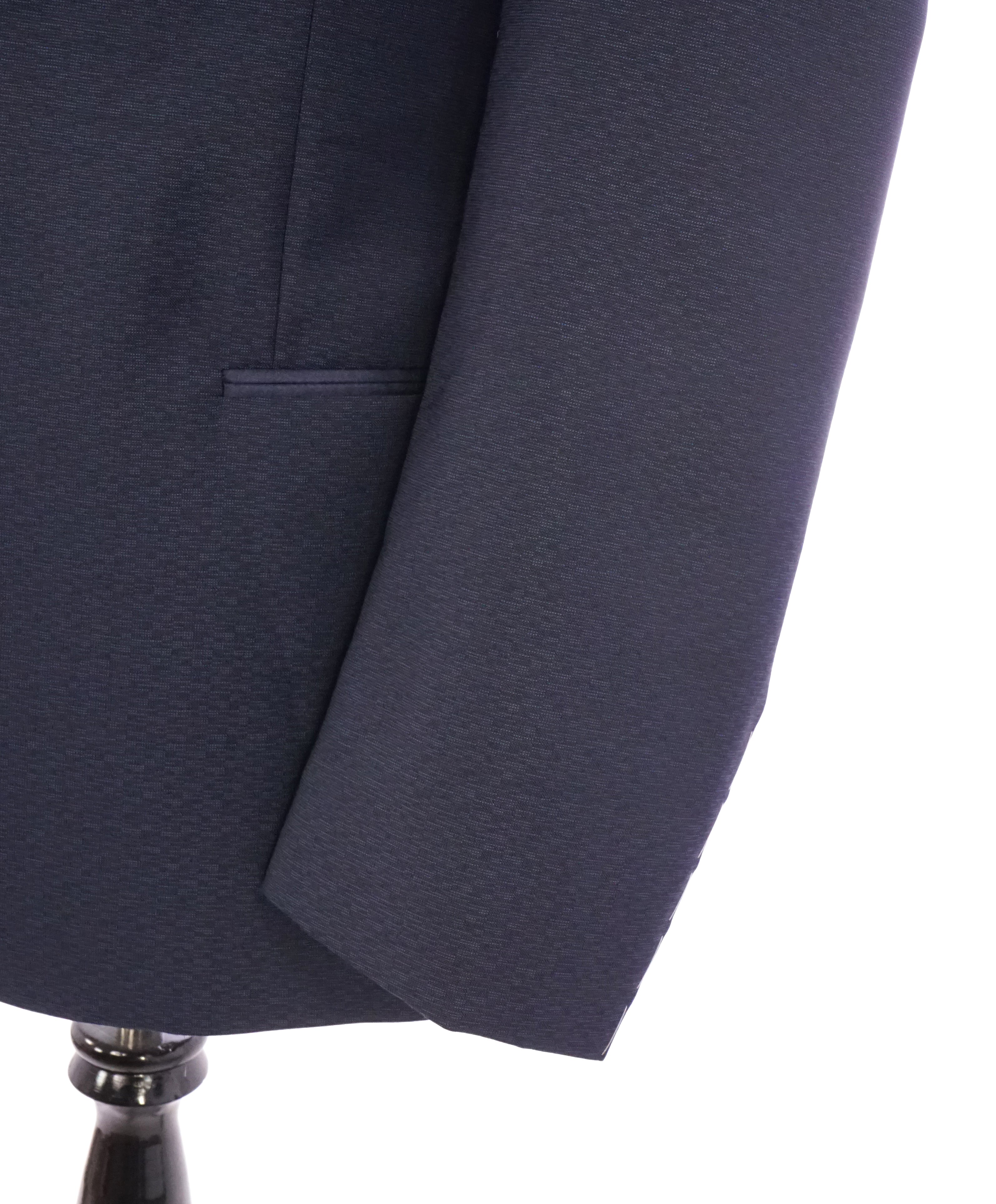 $3,095 GIORGIO ARMANI - Blue Peak Lapel "SOFT" Textured Dinner Jacket Blazer - 42R