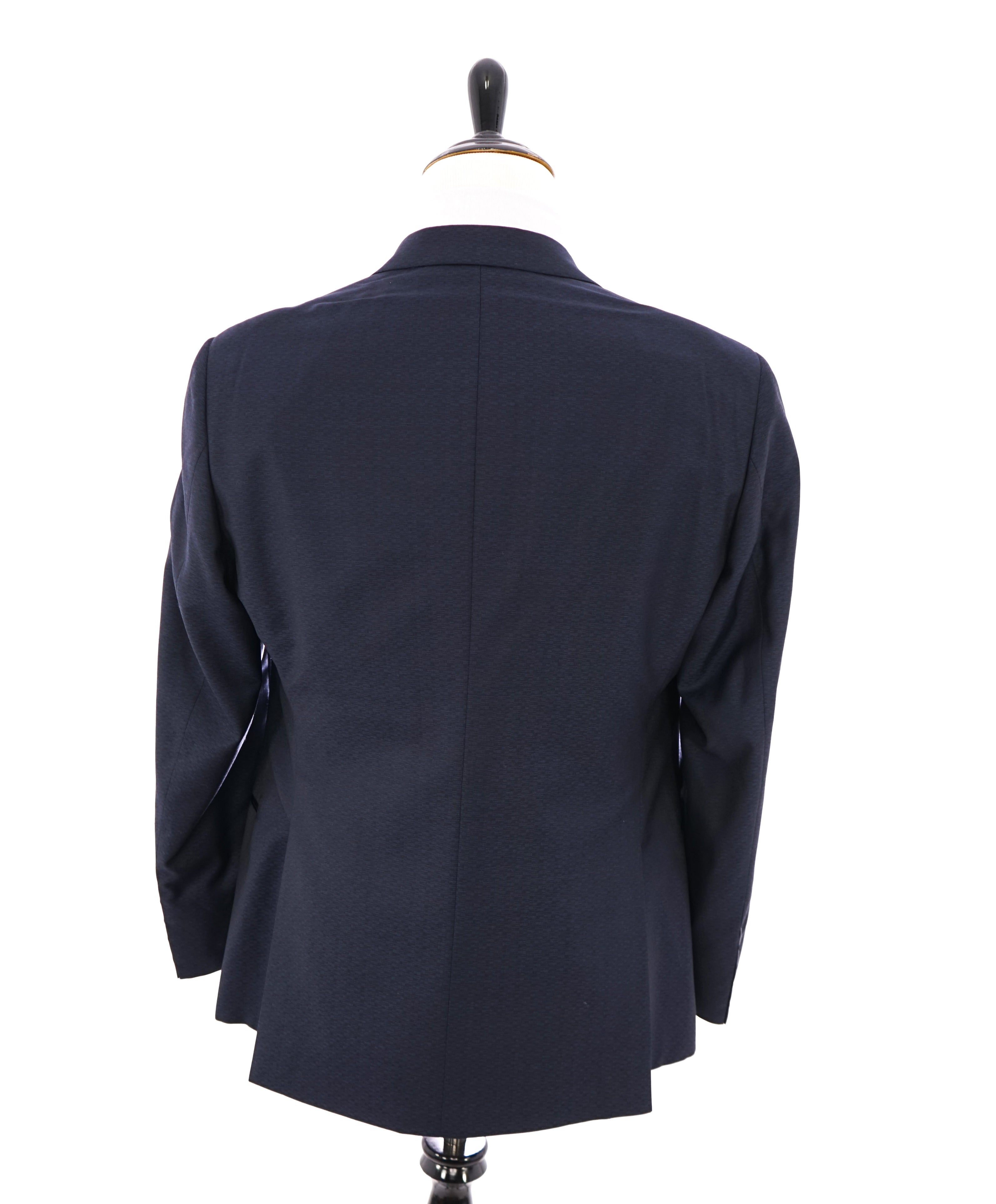 $3,095 GIORGIO ARMANI - Blue Peak Lapel "SOFT" Textured Dinner Jacket Blazer - 42R