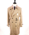 $2,695 ELEVENTY -Double Breasted CASHMERE/WOOL Tench Style Coat- 40 (50EU)