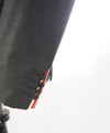 $2,595 THOM BROWNE - Gray Blazer With Iconic LOGO Detailing - SZ 0 (36US)