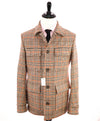 $2,995 ELEVENTY - CASHMERE/WOOL Camel/Orange Jacket Style Coat- 40 (50EU)