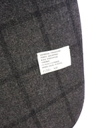 RALPH LAUREN PURPLE LABEL - CASHMERE Gray Windowpane Semi-Lined Blazer - 42R