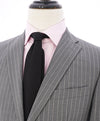 SAKS FIFTH AVENUE - ERMENEGILDO ZEGNA Gray Stripe Trim Suit - 38S
