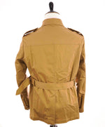 $1,295 ELEVENTY - Saharan Style Jacket In Cotton With Belt Coat- 40 (50EU)