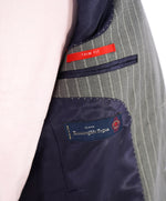SAKS FIFTH AVENUE - ERMENEGILDO ZEGNA Gray Stripe Trim Suit - 38S
