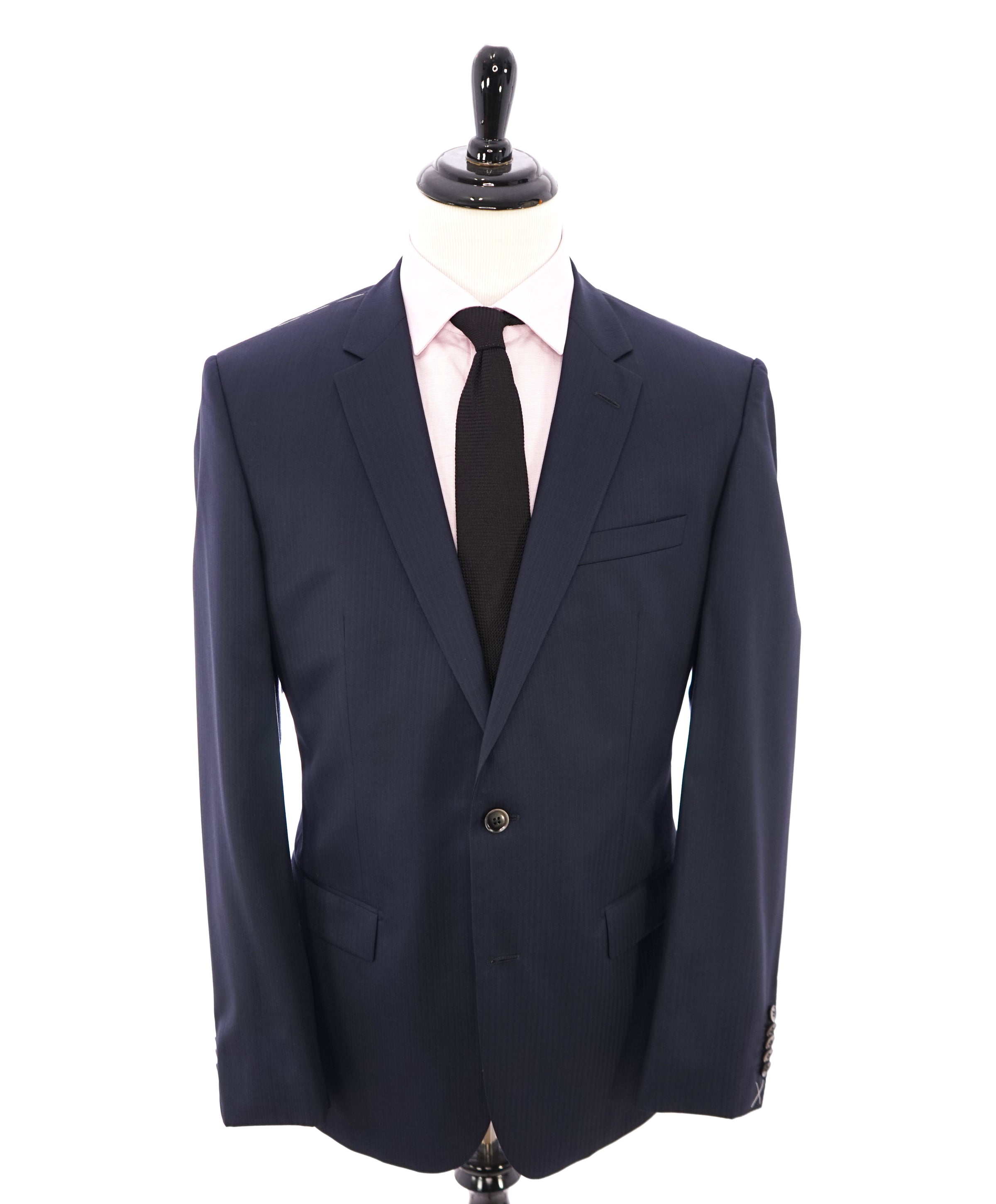 HUGO BOSS SILK TAILORED Collection 5 Button Pearl Sleeves PREMIUM Luxe Hanger