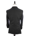SAKS FIFTH AVENUE - Black on Black Textured Satin Lapel Dinner Jacket Blazer - 40R