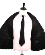 SAKS FIFTH AVENUE - Black on Black Textured Satin Lapel Dinner Jacket Blazer - 40R