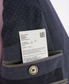 HUGO BOSS - "Guabello" Italian Fabric Blue MicroCheck Blazer Pearl Buttons - 44R