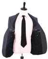 HUGO BOSS - "Guabello" Italian Fabric Blue MicroCheck Blazer Pearl Buttons - 44R
