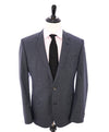 HUGO BOSS - "Guabello" Italian Fabric Blue MicroCheck Blazer Pearl Buttons - 44R