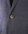 HUGO BOSS - "Guabello" Italian Fabric Blue MicroCheck Blazer Pearl Buttons - 44R