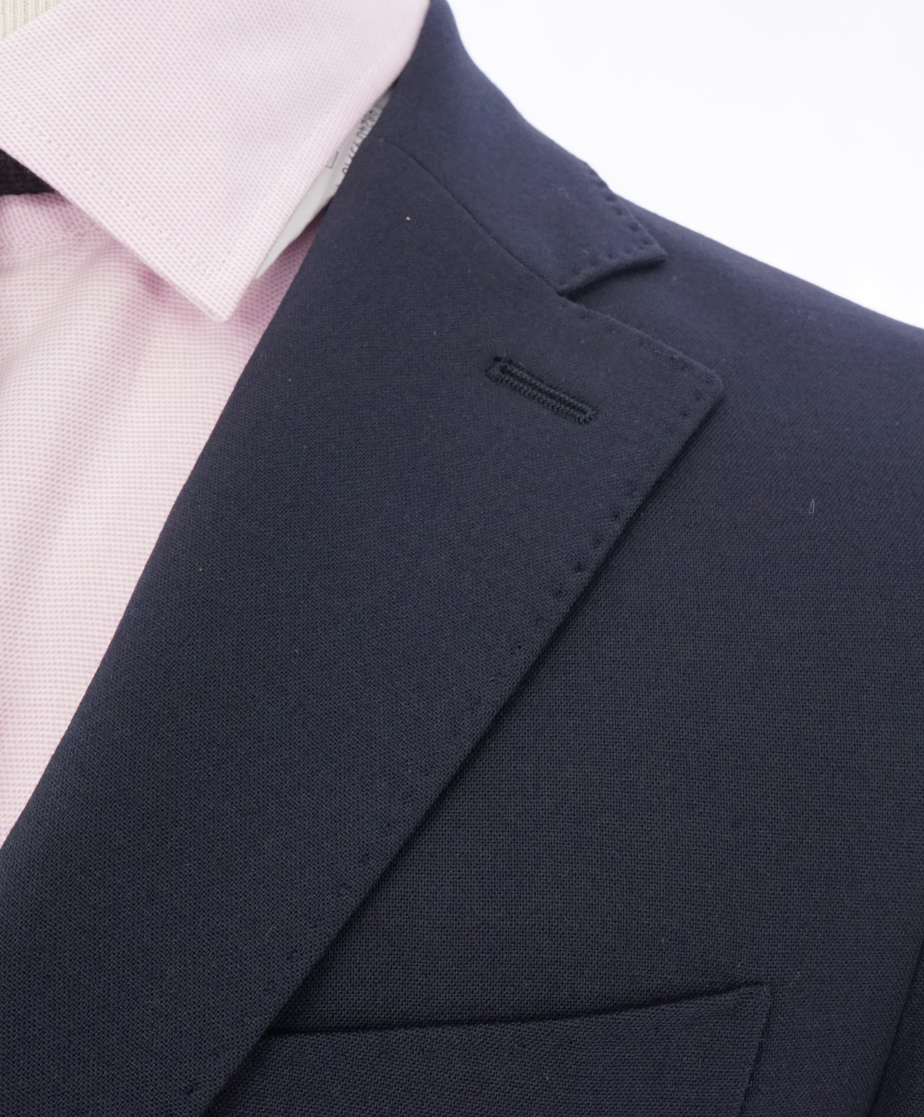 ELEVENTY - Iconic Navy Blazer W LOGO Buttons Active Stretch Fabric - 36R
