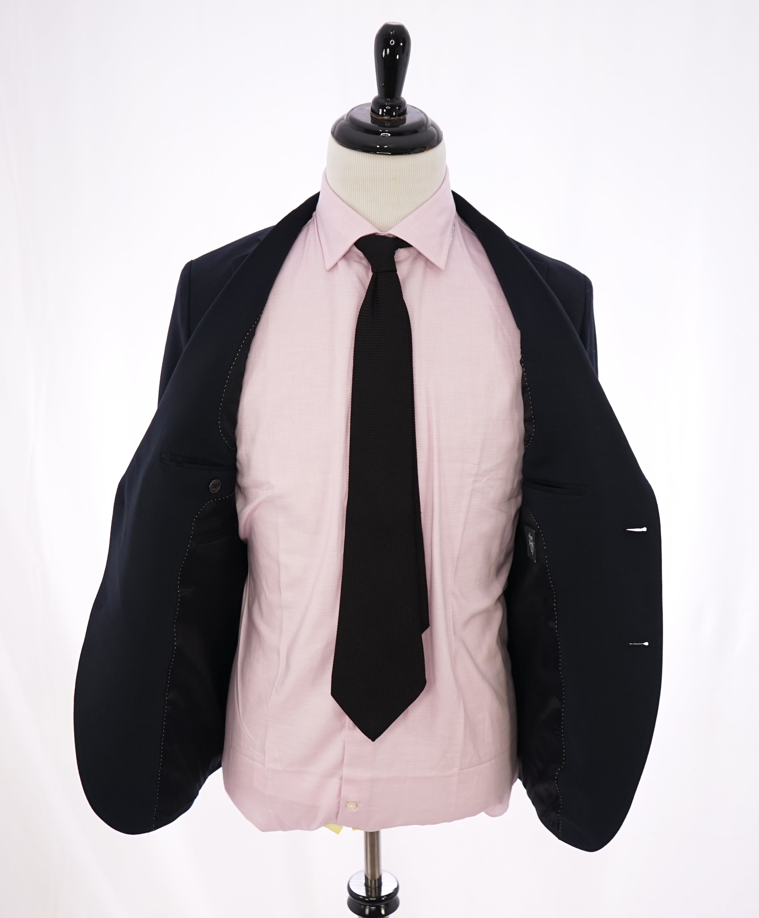 ELEVENTY - Iconic Navy Blazer W LOGO Buttons Active Stretch Fabric - 36R