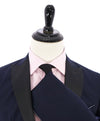 ELEVENTY - "PLATINUM" Hand Made Blue Peak Lapel Tuxedo Unconstructed - 42R