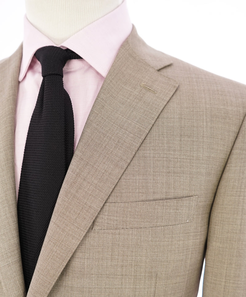 CANALI - Beige Sand Color Textured Light Summer Blazer - 42L