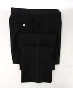 ISAIA - Wool/Mohair "Barathea Gregorio" Paisley Tux Dress Pants Flat Front - 33W