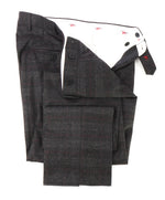 ISAIA - CASHMERE 170's Weightless Flannel Base "Sanita" Dress Pants Flat Front- 32W
