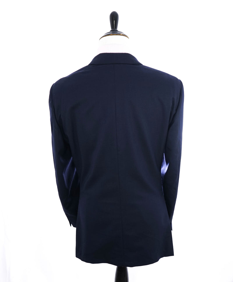 SAMUELSOHN - PERFORMANCE Navy Oxford Weave Zipper Travel Blazer - 48L