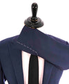 $2,695 RALPH LAUREN PURPLE LABEL - *SILK* Textured Blue Blazer - 36S