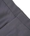 ARMANI COLLEZIONI -Navy Geometric Weave Tux Dinner Flat Front Dress Pants - 35W