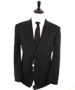 $1,995 ARMANI COLLEZIONI - "G Line" Black "Natural Stretch" Suit - 46R