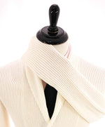 $795 ELEVENTY - Double Breasted White Knit  Sweater Jacket Blazer - Medium
