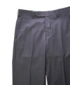 SAMUELSOHN - "Super 120's" Solid Charcoal Gray Solid Flat Front Pants - 30W