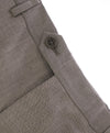 ARMANI COLLEZIONI - Medium Gray Pindot Textured Flat Front Dress Pants - 39W