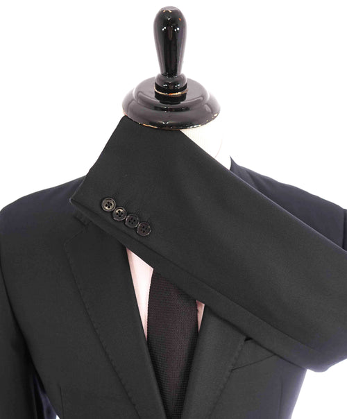 $1,595 EMPORIO ARMANI- Black *G lIne* Royal Weave Blazer - 42R