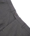 ARMANI COLLEZIONI - Gray Tonal Check Plaid Flat Front Dress Pants - 32W