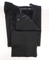 ARMANI COLLEZIONI - Gray Tonal Check Plaid Flat Front Dress Pants - 32W
