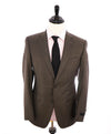 SAMUELSOHN - For SFA Super 110's Notch Lapel Medium Brown Suit - 40R
