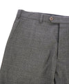 ARMANI COLLEZIONI - Gray Tonal Stripe Flat Front Dress Pants - 33W