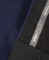 ARMANI COLLEZIONI - Blue Glen Plaid Check Flat Front Dress Pants - 42W