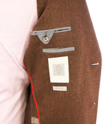 ELEVENTY - "CASHMERE" Brown Flannel Patch Pocket Semi-Lined Suit - 36 (46 EU)