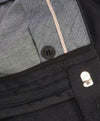 HICKEY FREEMAN - Charcoal Gray Wool Flat Front Dress Pants - 38W