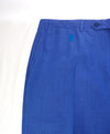 CANALI - Solid Powder Blue "Travel/Water Resistant" Flat Front Dress Pants - 38W