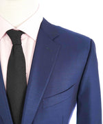 $1,895 CANALI - Cobalt Blue Royal Weave Wool Blazer - 46L